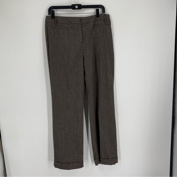 Geoffrey Beene Sport Women’s Flat Front Brown Dress Pants size 6S - Picture 1 of 3